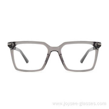 Top Quality Retro Unisex Square Lenses Thin Full Rim Acetate Eyewear